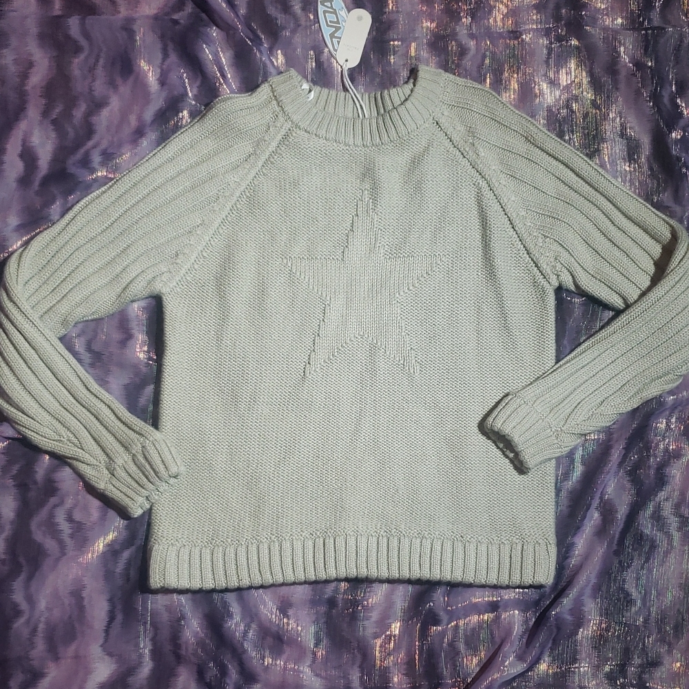 Ghanda Tan Star Sweater